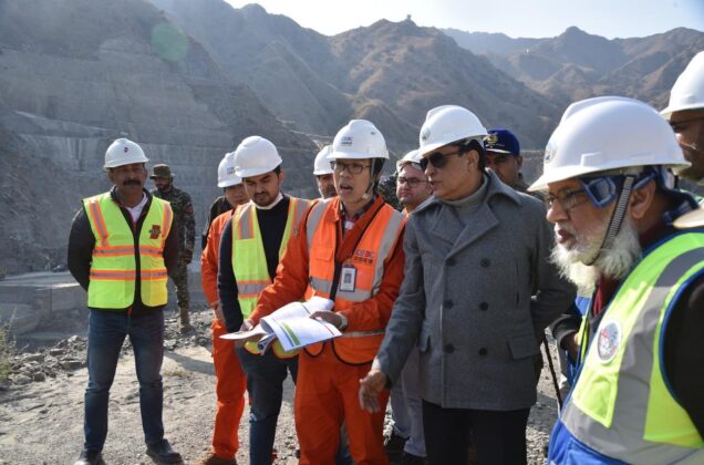 Chairman reviews construction activities at key sites of Mohmand Dam