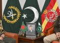 Bangladeshi PSO Kamr ul Hassan meets COAS Gen Asim Munir