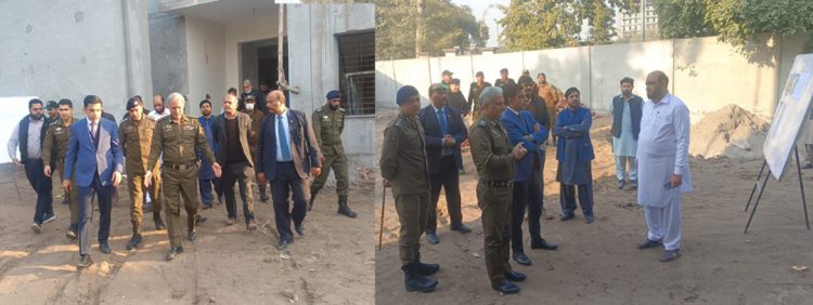 IG Punjab , along with Secretary Communication and Works Department, Punjab, Sohail Ashraf, visited the ongoing construction projects.