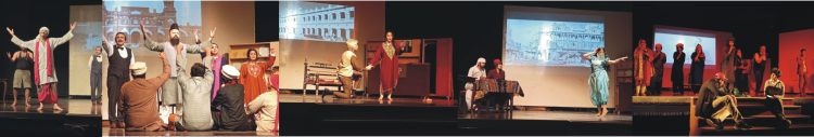 Two major Lahore festivals, Ajoka created quite a stir with the opening of its new play “Lawrence in Lahore