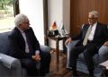 Khawaja Asif meets German, Kyrgyz ambassadors