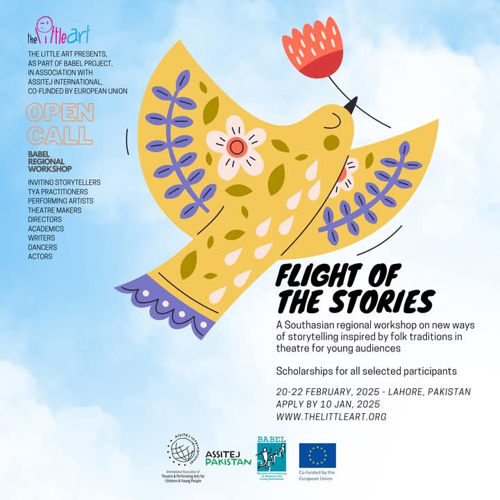 Babel Regional Workshop: Flight of the Stories Begins at Aangun, Lahore
