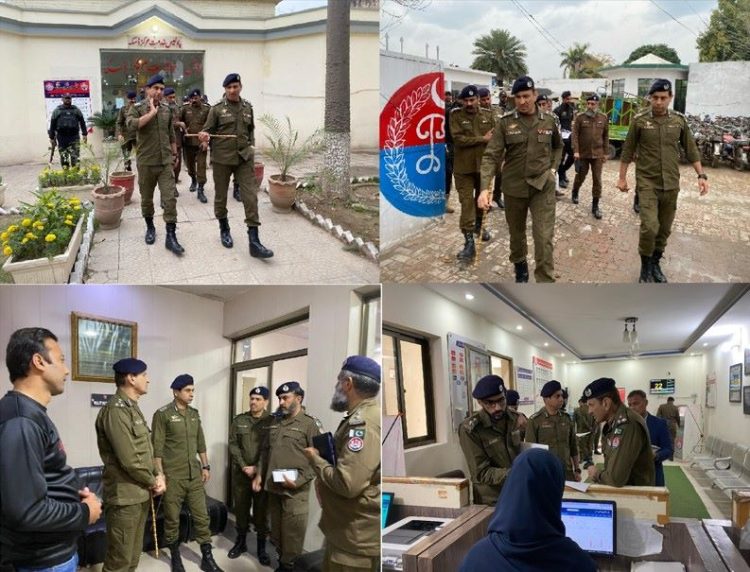 Regional Police Officer Tayyab Hafeez Cheema visits Sialkot
