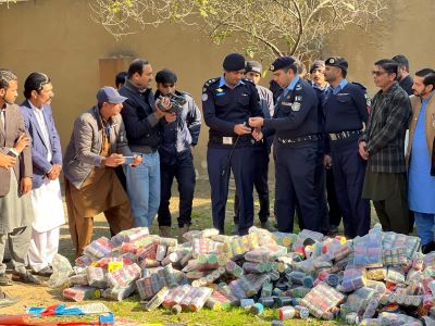 Islamabad Police recovered over 60,000 kites and string rolls