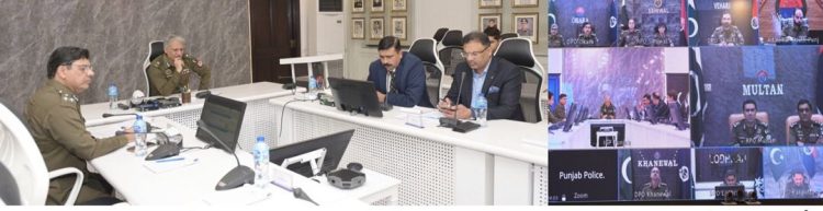 IG Punjab Dr. Usman Anwar Chaired Crime Prevention Review Meeting