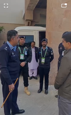 IG Rizvi reviews security arrangements at hotel housing ICC Championship Players
