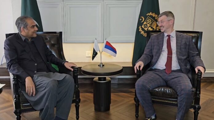 Mohsin Naqvi meets Russian Ambassador