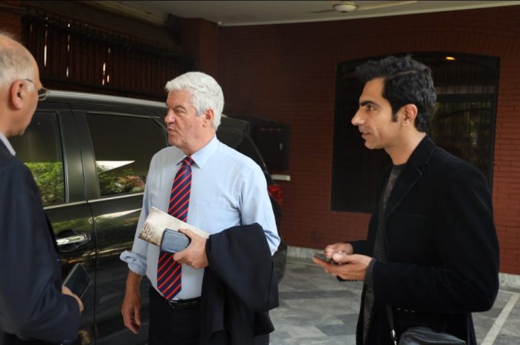 H.E. Frederico Silva Ambassador of Portugal and Mr. Adnan Hameed at “Heritage Conservation and International Communication” event