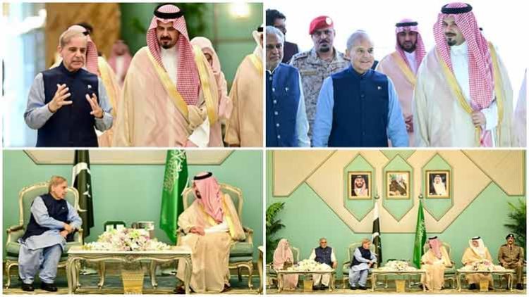PM Shehbaz reaches Madina to pay respect at Roza-e-Rasool (PBUH)