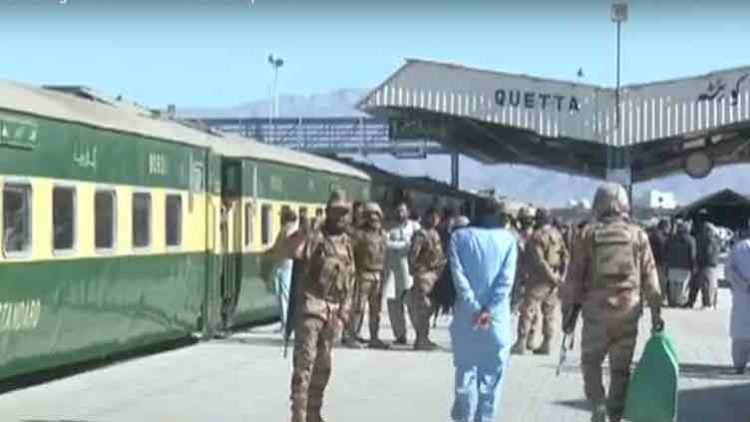 Jaffar Express off to return journey from Quetta amid tight security