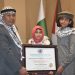 Palestinian embassy honours young Pakistani siblings for advocacy on Gaza