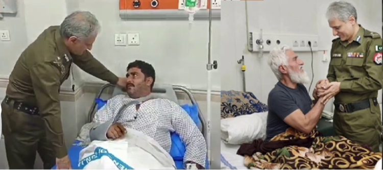 IG Punjab committed to providing the best treatment to Ghazi personnel injured in the line of duty