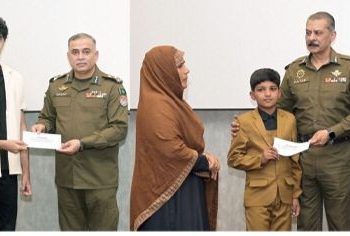 Financial Assistance for Construction of Homes for Families of Police Martyrs Continues