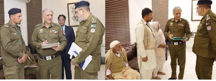 Central Police Office: IG Punjab Dr. Usman Anwar Met with Police Employees and Their Families
