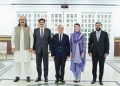 Prime Minister Muhammad Shehbaz Sharif in a group photo with the chief ministers of the four provinces of Pakistan