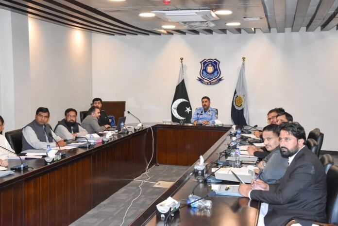 Important meeting chaired by MD National Police Foundation Syed Ali Nasir Rizvi
