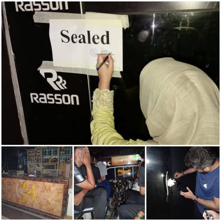 Crackdown on sheesha cafés: 16 shut down, 22 arrested in ICT