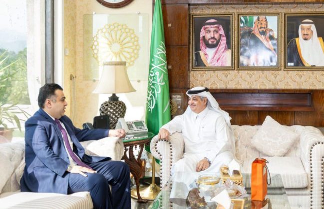 Fahd Haroon meets Saudi Envoy