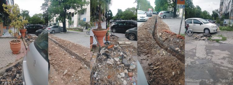 Excavated Footpaths Turn Hazardous in Islamabad’s Blue Area, Traders Protest Official Negligence