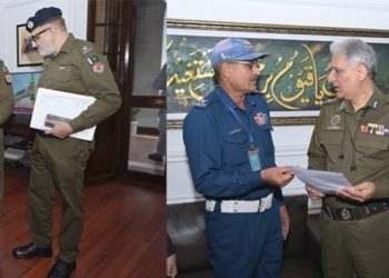Central Police Office: IG Punjab Dr. Usman Anwar met with Police Personnel and Their Families.