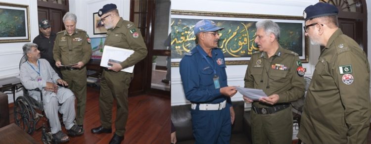 Central Police Office: IG Punjab Dr. Usman Anwar met with Police Personnel and Their Families.
