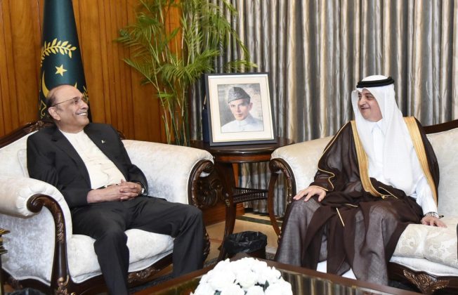 Ambassador of Saudi Arabia calls on President Asif Ali Zardari