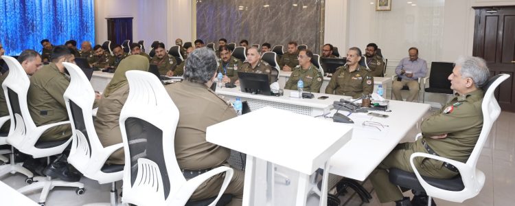 IG Punjab Chaired Meeting of police Readers from Across the Province Including Lahore
