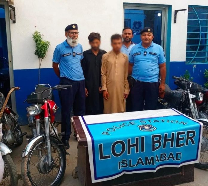 Two bike lifters held; 8 stolen motorcycles recovered