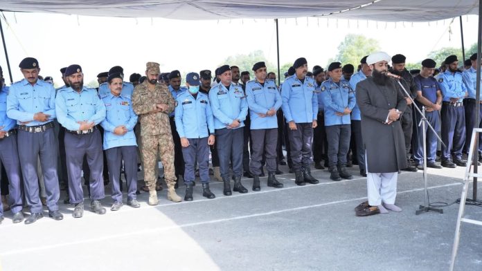 Funeral prayer of constable Ashraf offered