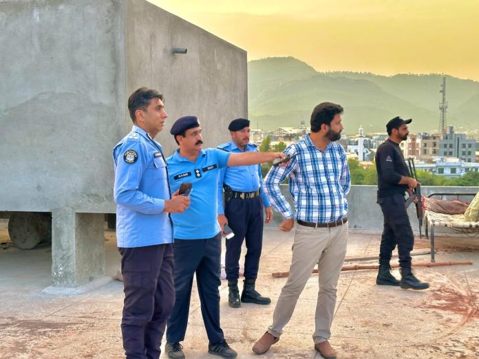 DIG Safe City visits PS Golra, reviews construction work