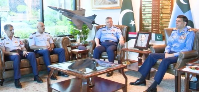 Commander of Iraqi Air Force calls on Air Chief Marshal Zaheer Ahmed Baber Sidhu