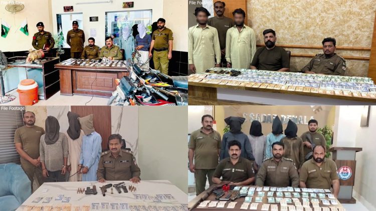 Punjab Police active against organized gangs across the province