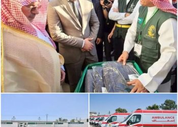 Saudi Arabia sends 50-truck aid convoy to Syria under KSrelief initiative