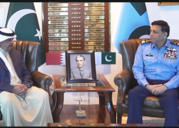 Commander Bahrain National Guard calls on Air Chief Marshal Zaheer Ahmed Baber Sidhu