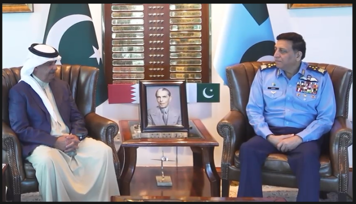 Commander Bahrain National Guard calls on Air Chief Marshal Zaheer Ahmed Baber Sidhu