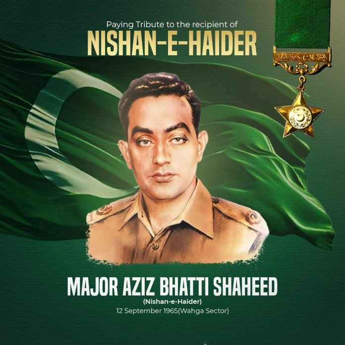 Armed Forces commemorate 60th martyrdom anniversary of Major Raja Aziz Bhatti Shaheed