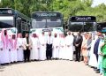 Saudi ambassador inaugurates buses gifted to IIUI