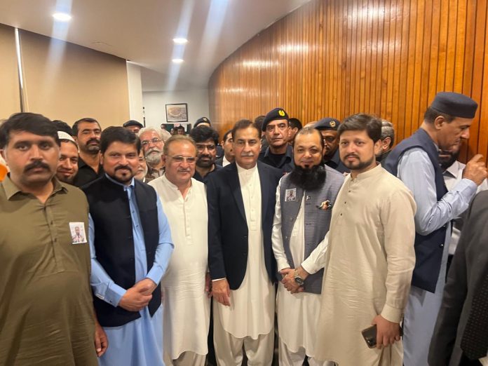 NA Speaker visits Press Gallery to oversee PRAP elections