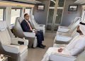 Minister Kayani test rides UAE’s future- forward Etihad Rail Network
