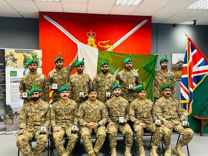 Pak Army’s team clinches gold medal in Exercise Cambrian Patrol
