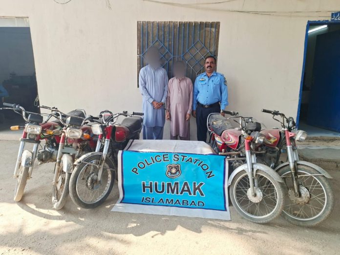 Police arrest 2 members of bike theft gang, recover five stolen motorcycles