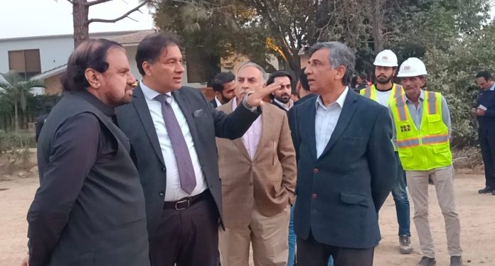 Chairman CDA visits Shaheen Chowk Underpass project