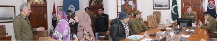 IG Punjab  meets police personnel and their families
