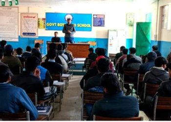 CTP Murree hold road safety awareness session at Govt High School