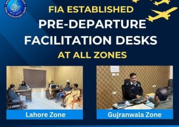 FIA sets up Pre-Departure Facilitation Desks at all zones for international travelers