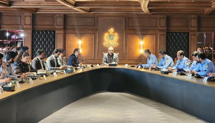 Mohsin Naqvi chairs high-level meeting, approves majors security & civic reforms