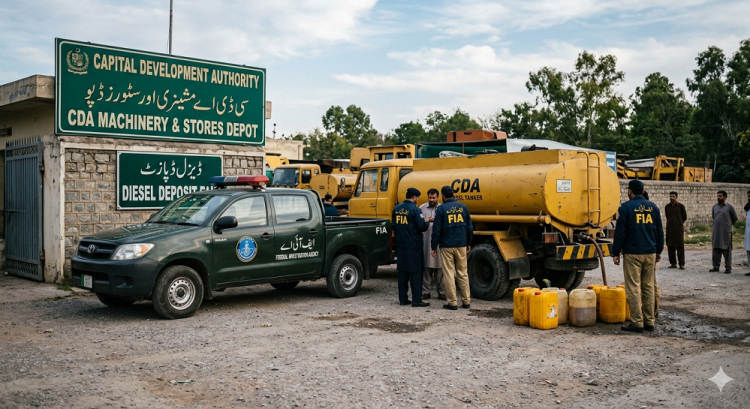 CDA Diesel Theft Case Exposed, FIA Arrests Suspect in Islamabad Raid