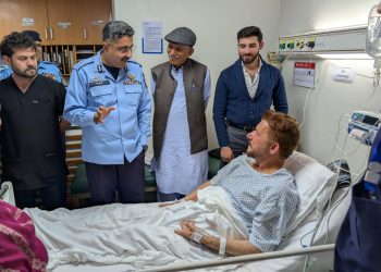 IGP Islamabad  visited the hospital along with police officers