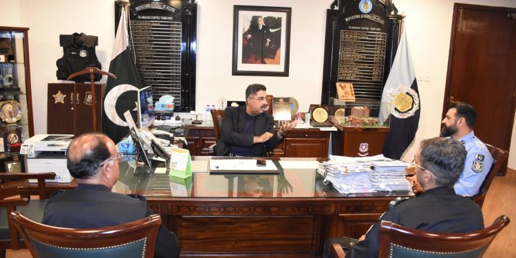 IGP Islamabad reviews security, counterterrorism, and police station development projects